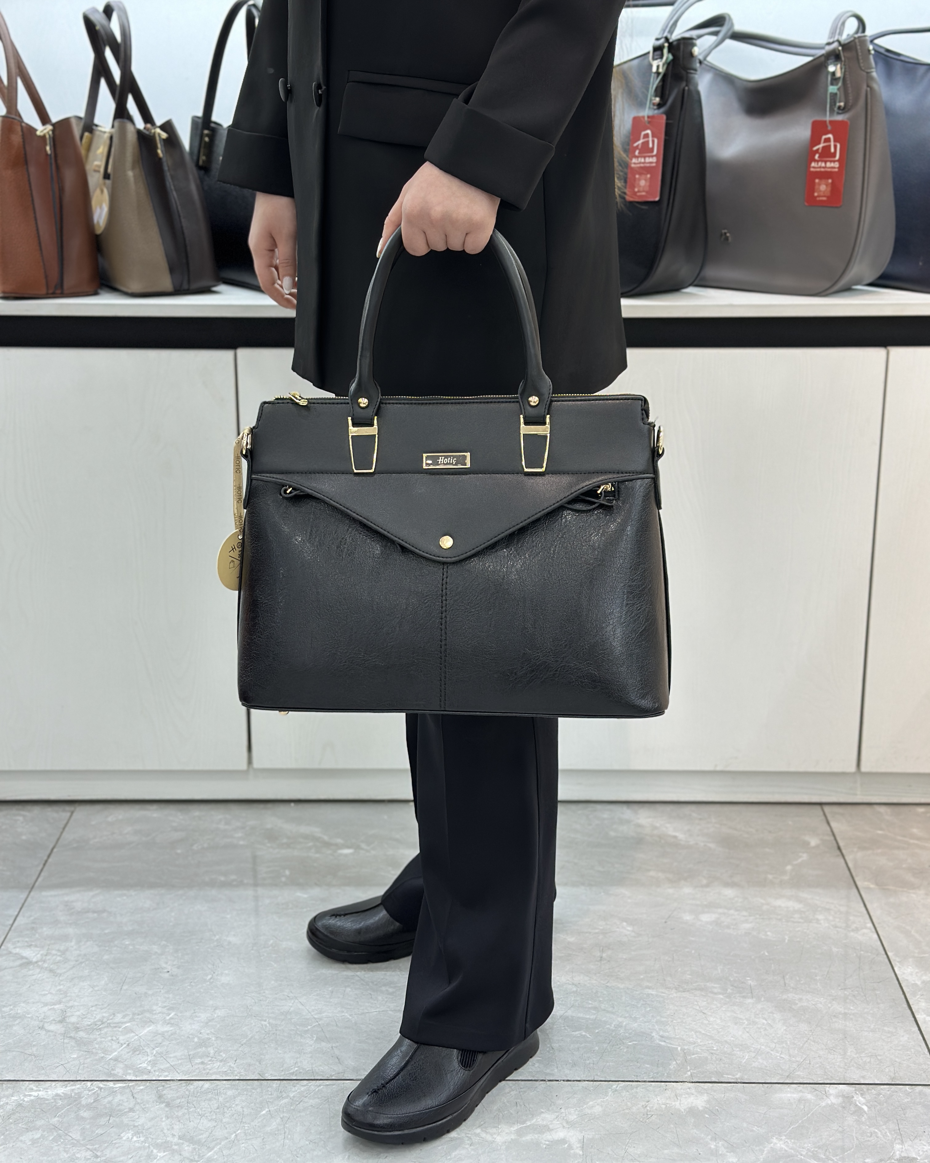 کیف دستی اداری چرمی زنانه